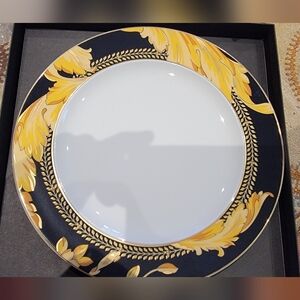 VERSACE BY ROSENTHAL, GERMANY "VANITY" GOURMET PLATE